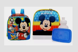 melhores lancheiras Mickey & Minnie Mochilas e estojos