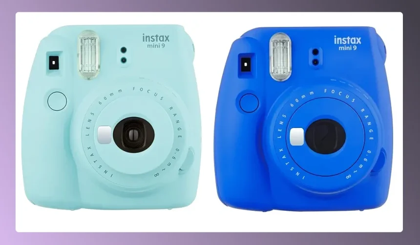 Câmera Instantânea Instax Mini 9 Fujifilm Azul Acqua