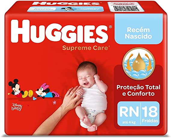 Fralda Huggies Supreme Care RN