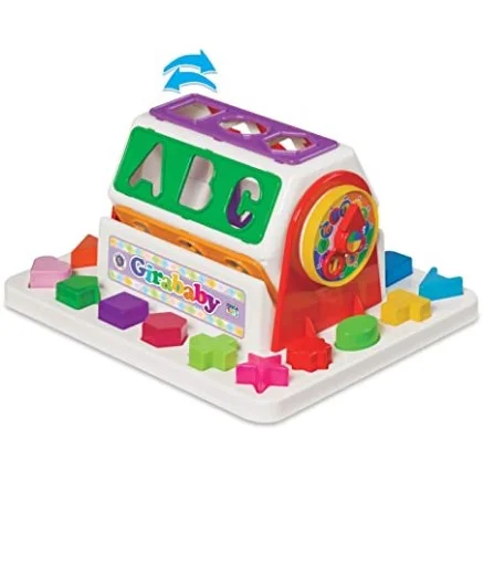 Brinquedo Educativo Gira Baby com Blocos Merco Toys