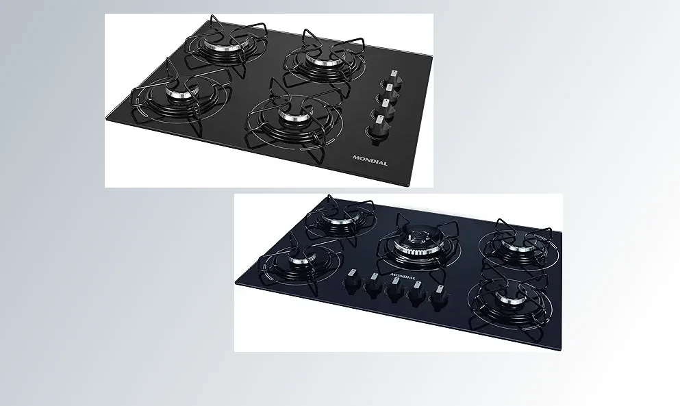 Cooktop a Gás Mondial, 5 Bocas