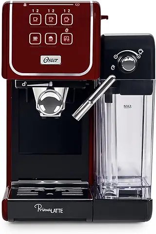 Cafeteira Espresso Primalatte Bvstem6801r Touch Red Oster