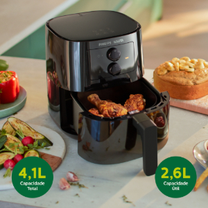 Fritadeira Airfryer Philips Walita tamanho XL para toda família